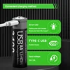 MATOV USB AA 1.5V 3400mWh Type-C Rechargeable Lithium Battery for Hunting Camera Remote Control Mouse Smart Door Lock Microphone 2