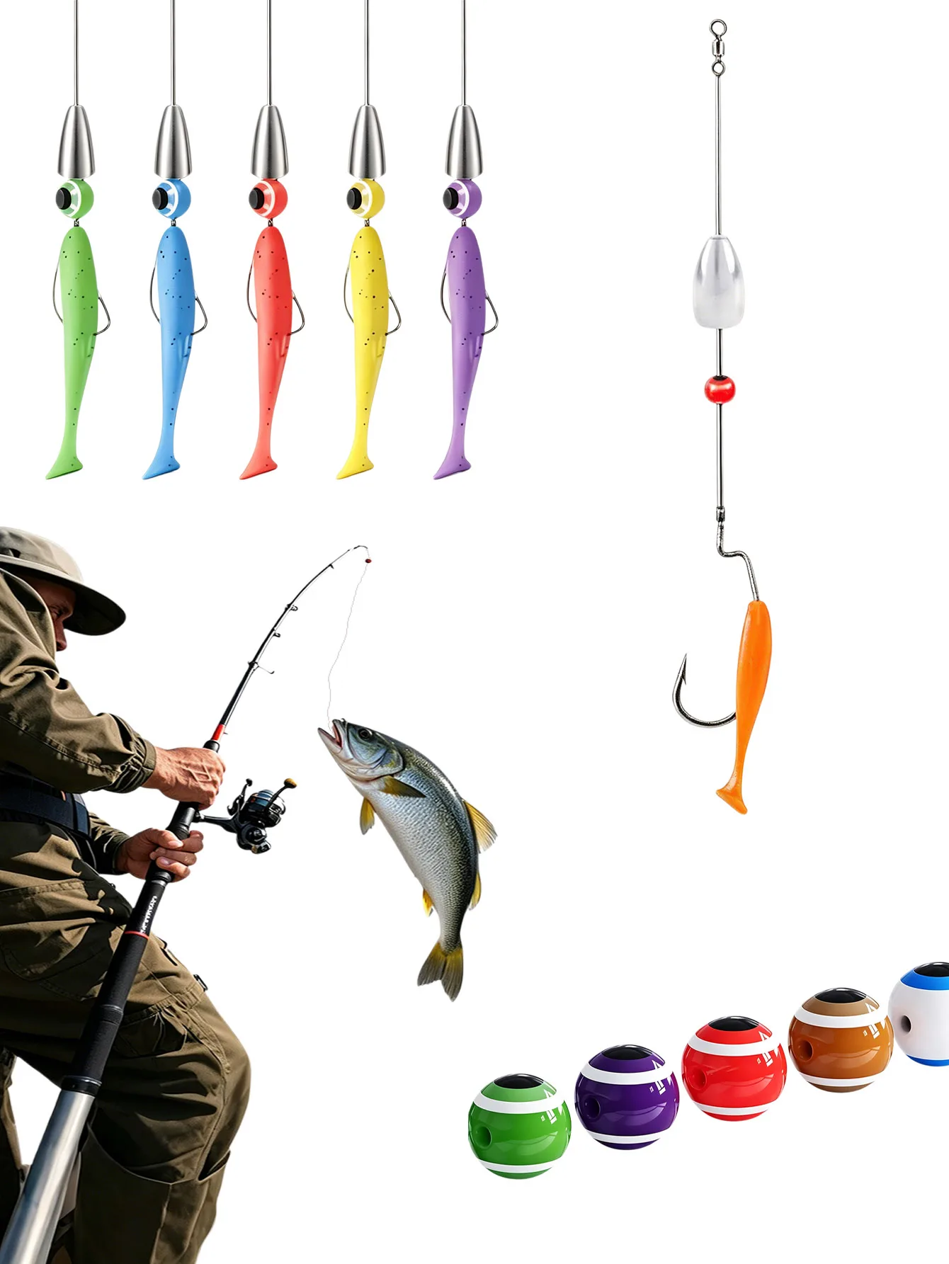  slider image of 1.8m Telescopic Fishing Rod
