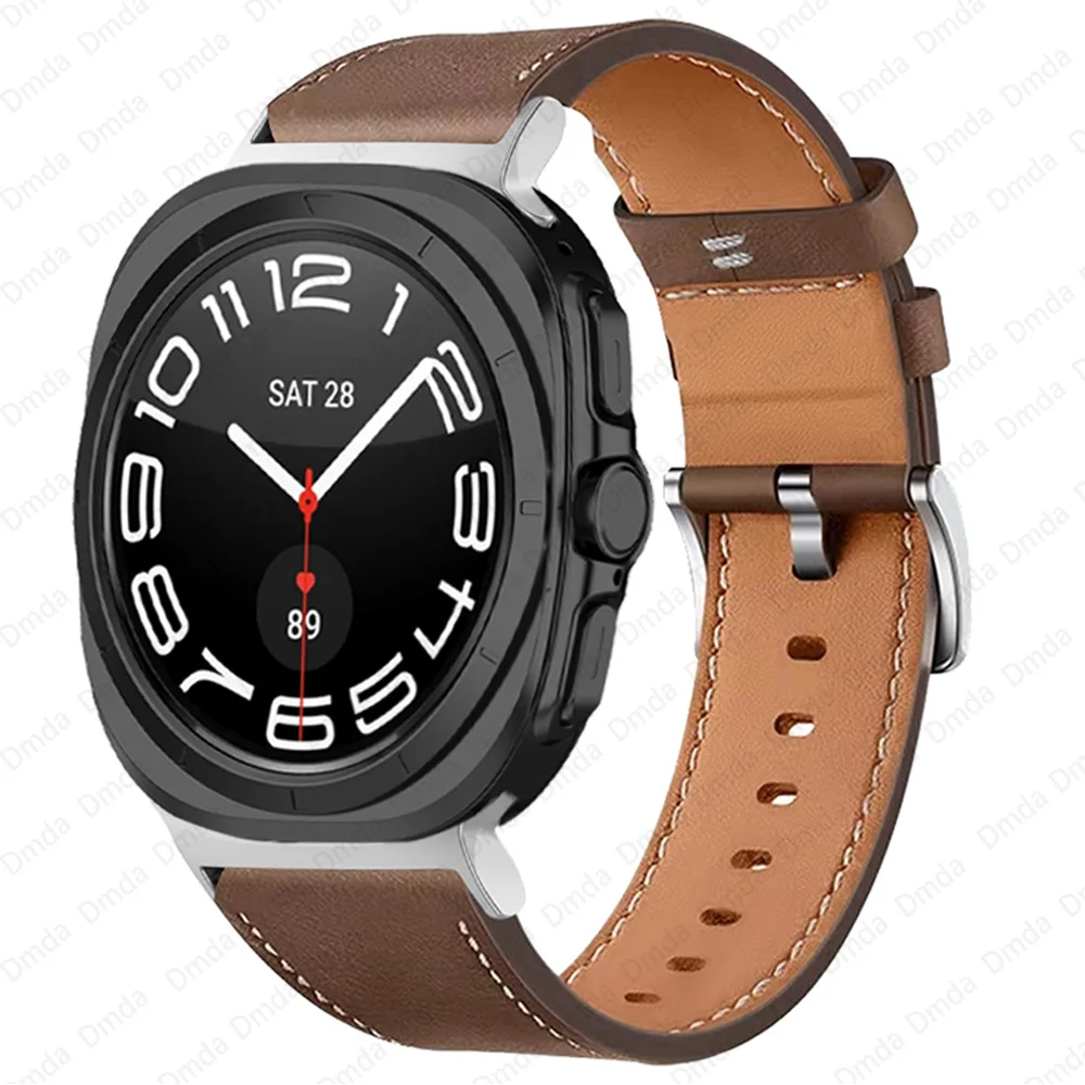Premium Leather Watch Strap - Elegant Smartwatch Band Bracelet Accessory