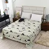 1Pc Thick Cotton Flat Sheet Printing High Quality Bed Sheet Various Sizes Can Be Customized 3