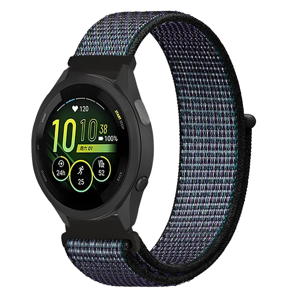 Nylon Sport Strap Bracelet - 20/22mm Adjustable Wristband