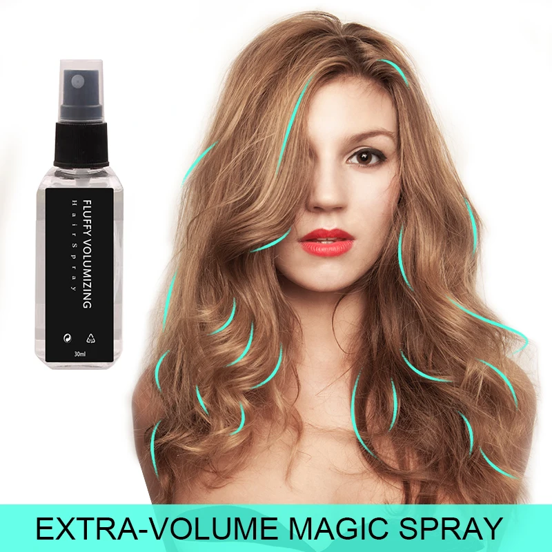 Fluffy Volumizing Hair Spray Extra-Volume Spray Hairspray Hair Styling Strong Styling Gel Fibers hair styling spray