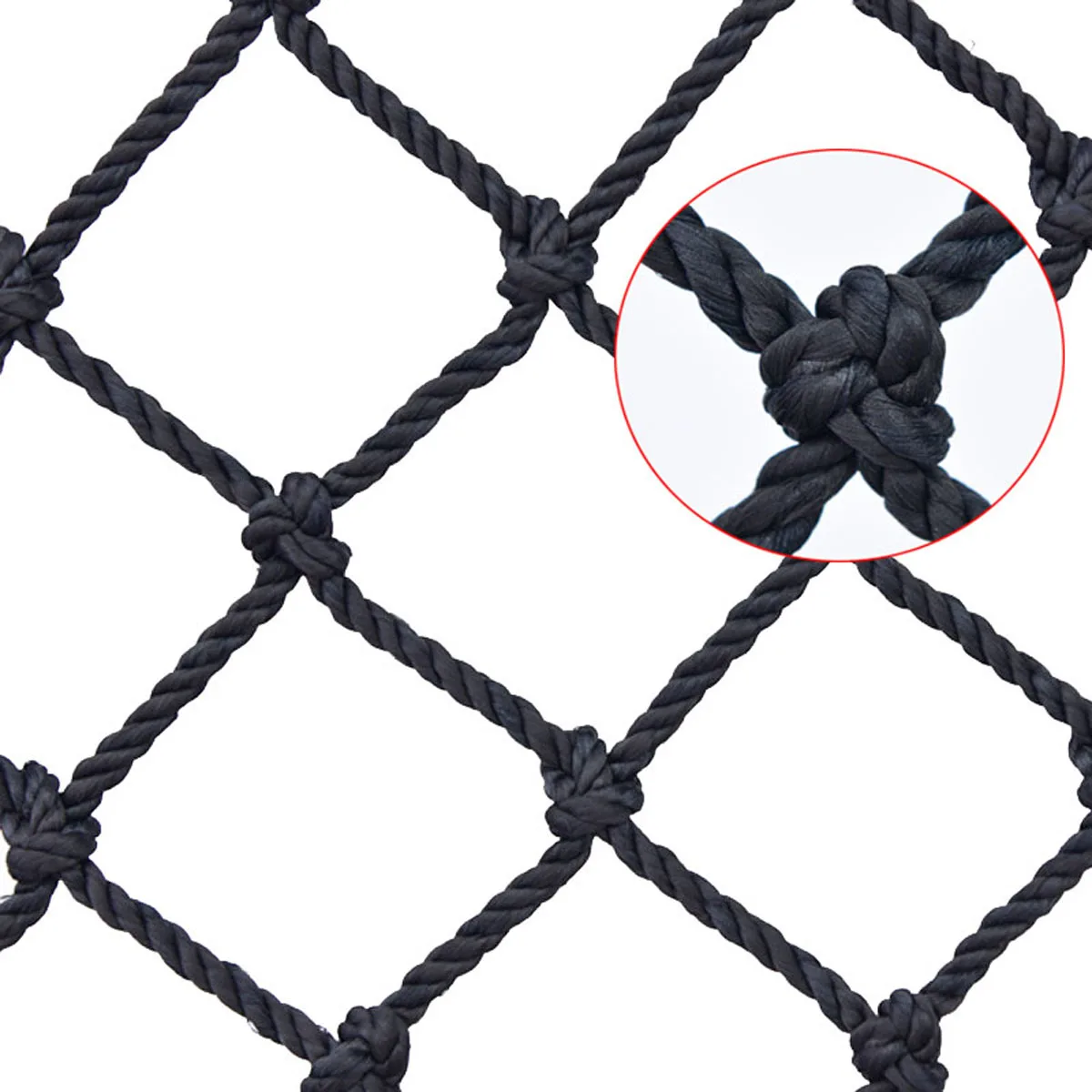 

Black Nylon Safety Netting -Heavy Duty Stair Balcony Safety Protection Fence Kids Toddler Safe Deck Anti Falling Net Garden Net