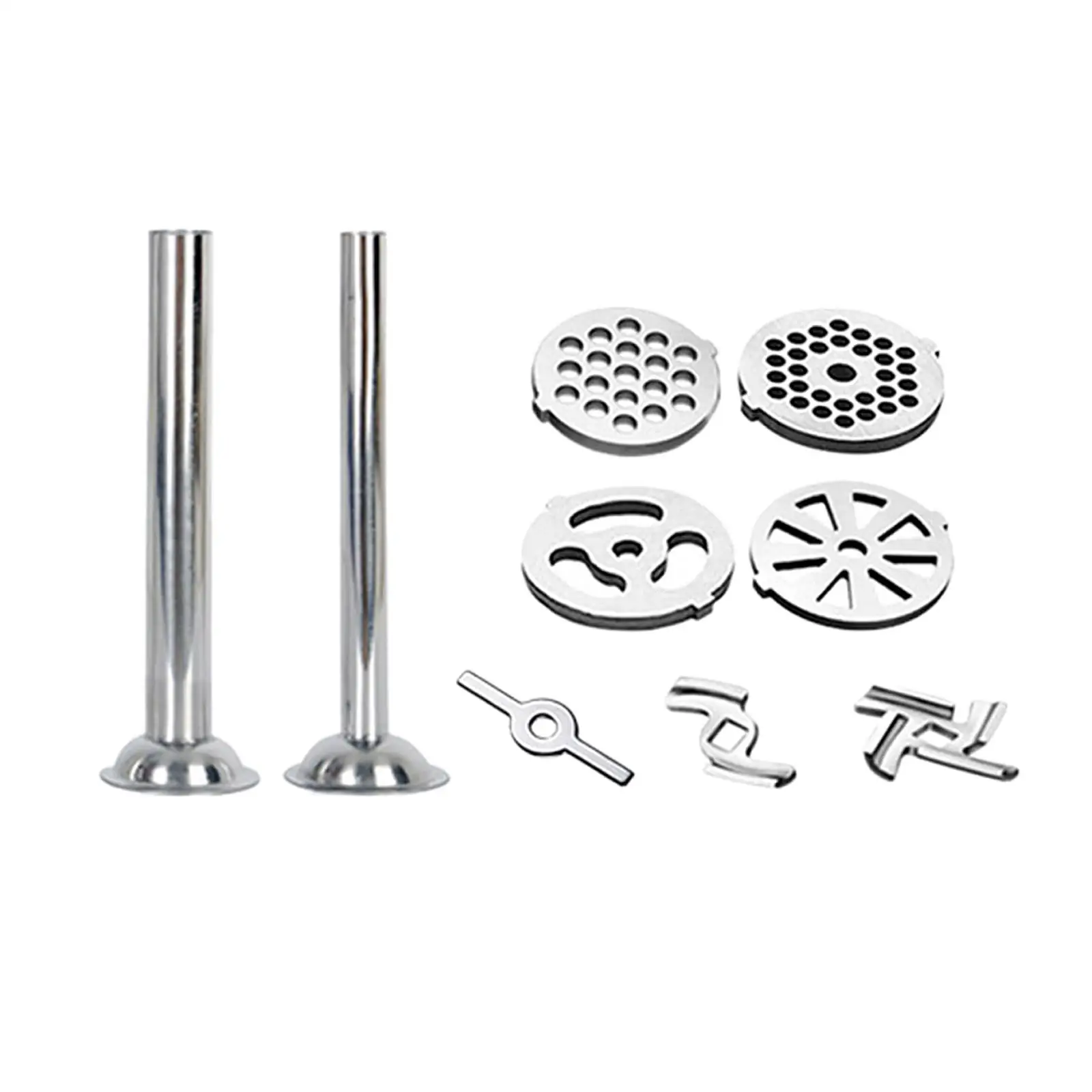 9 PCS Meat Grinder Plates Discs for Kenwood Meat Grinder Stand Mixers Parts