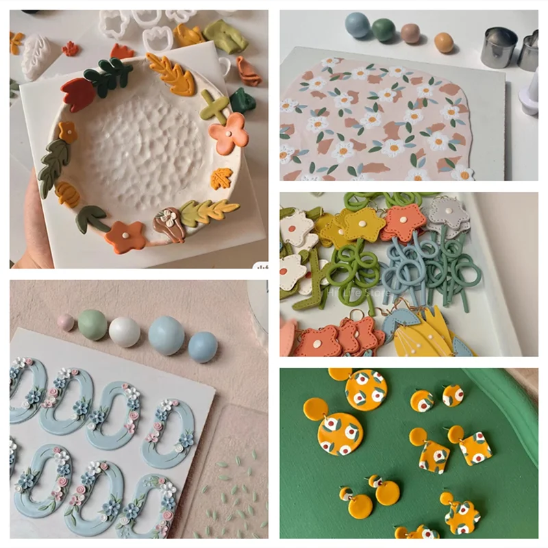 Professional Soft Clay Oven Baked Polymer Clay DIY Handmade Soft Pottery Earrings Ornament Sculpture Doll 250g polymer clay kit,polymer clay