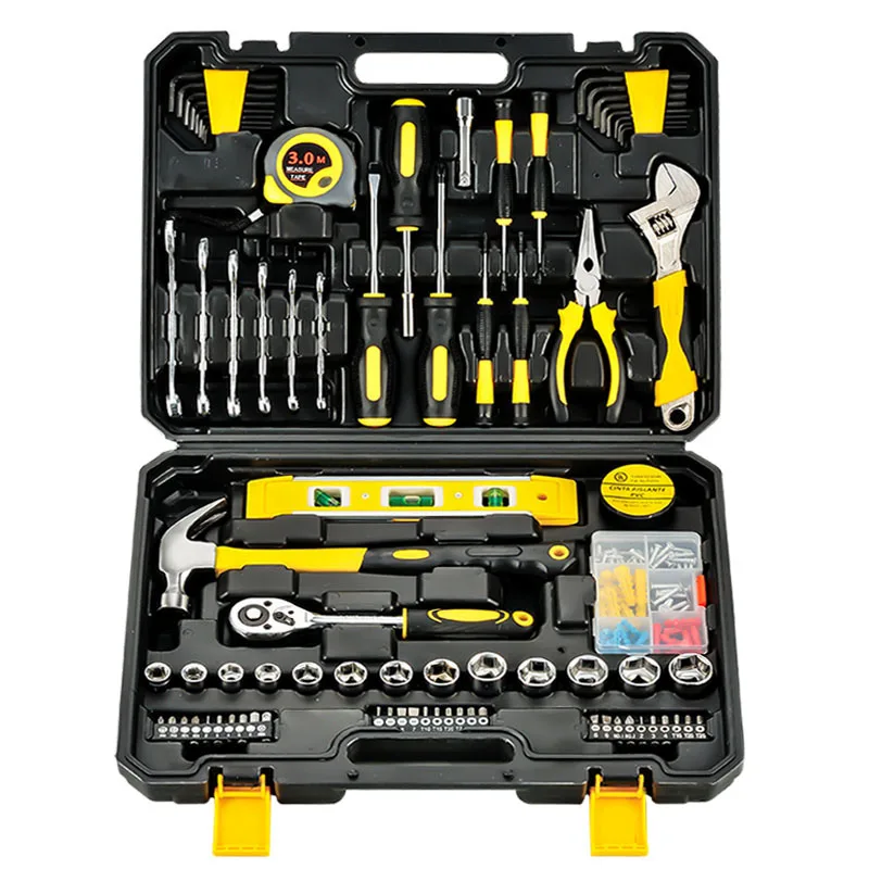 Hardware tool set Combination set Household manual woodworking toolbox power tool gift repair wholesale