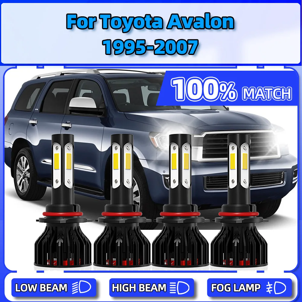 

40000LM LED Headlight Bulbs 6000K White Turbo Auto Headlamps For Toyota Avalon 1995-2000 2001 2002 2003 2004 2005 2006 2007