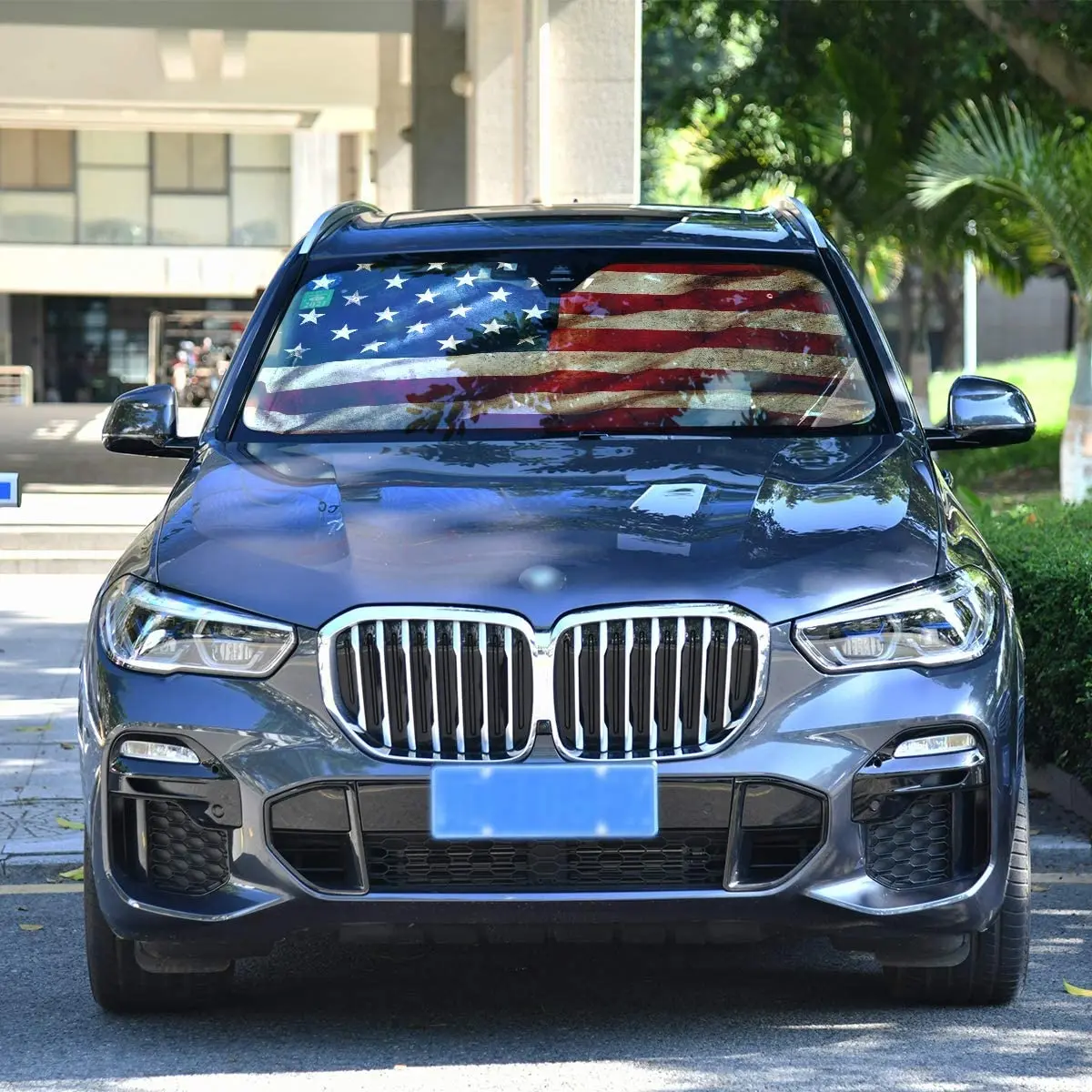 Рисунок 4 - Гранж американский флаг автомобильный