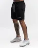 Moletom de cordão masculino e feminino, cor sólida, secagem rápida, shorts de tecido frio, nylon, mesmo estilo, solto, cinco 2