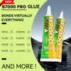B-7000 Upgrade Adhesive B7000 PRO Clear Slow Drying Soft Anti-vibration Glue for Phone Frame Battery Cover Diamond Jewelry Craft 2