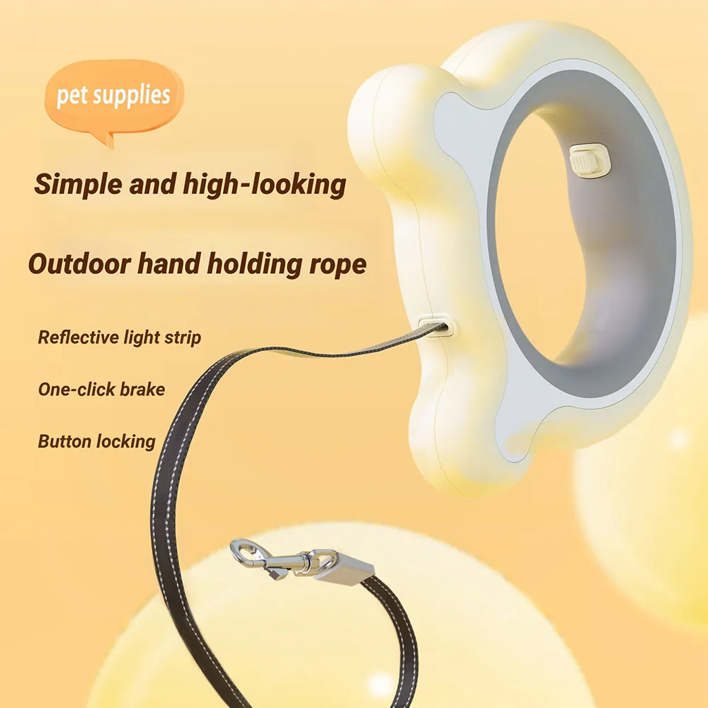 

3m DDog Retractable Leash with LED Light Pet Supplies Dog Accessries Leash For Small Dogs and Medium dogs