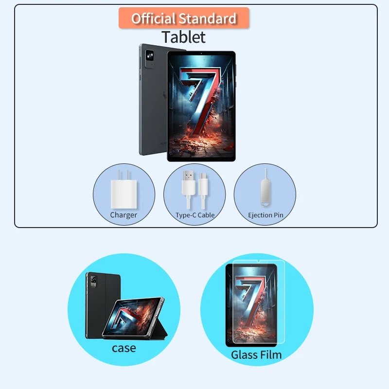 Headwolf FPad7 8 inch Android 15 Tablet 2560x1600 16GB