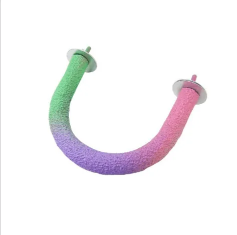 Bird Grinding Claw Stick Parrot Toy Standing Rod Bird Supplies Parrot Teething Stick Standing Bar Corner Standing Stick Bird