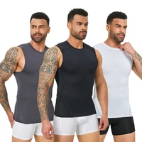 Men's Quick-Dry Breathable Mesh Compression Vest for Running Basketball Gym Workout Training Activewear