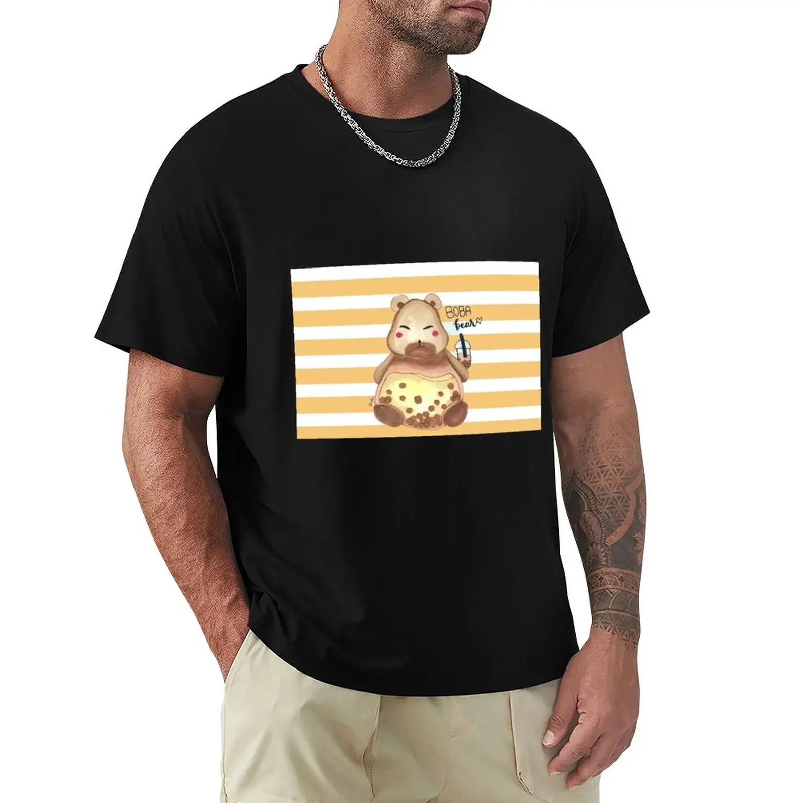 

Boba Bear - Lovelies Arts and Designs T-Shirt summer top summer clothes mens clothing