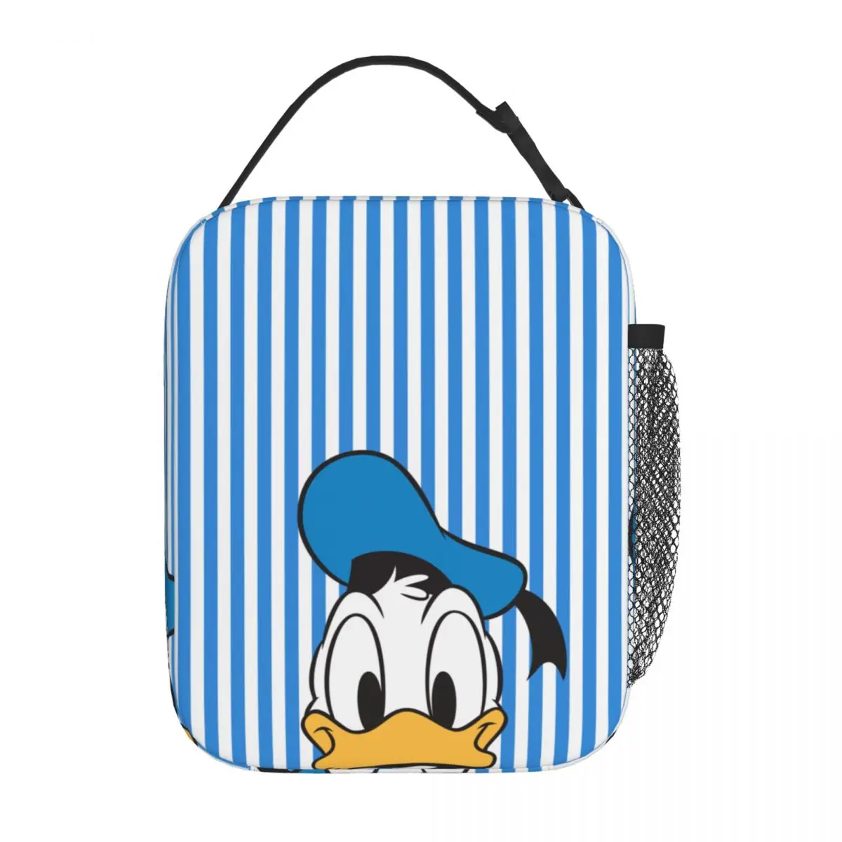 

Funny Donald Duck Insulated Lunch Bag Food Container Bags Cartoon Micky Minnie Mouse Cooler Thermal Lunch Box For Trave