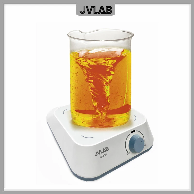 Magnetic Stirrer EcoStir Square Work Plate 120 x 115mm Lab Square Plate Magnetic Stirrer Max. Stirring Quantity 1.5 L