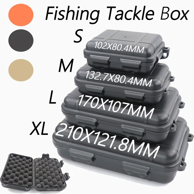 Scatola Di Immagazzinaggio Impermeabile | Formato L Nero | Per Attrezzi, Sopravvivenza E Viaggi