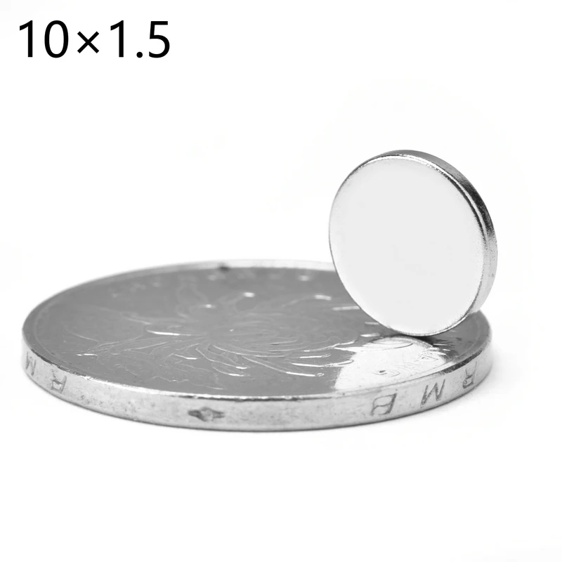 Round Neodymium Magnets 5-600PCS 10x1.5MM Rare Earth Magnets