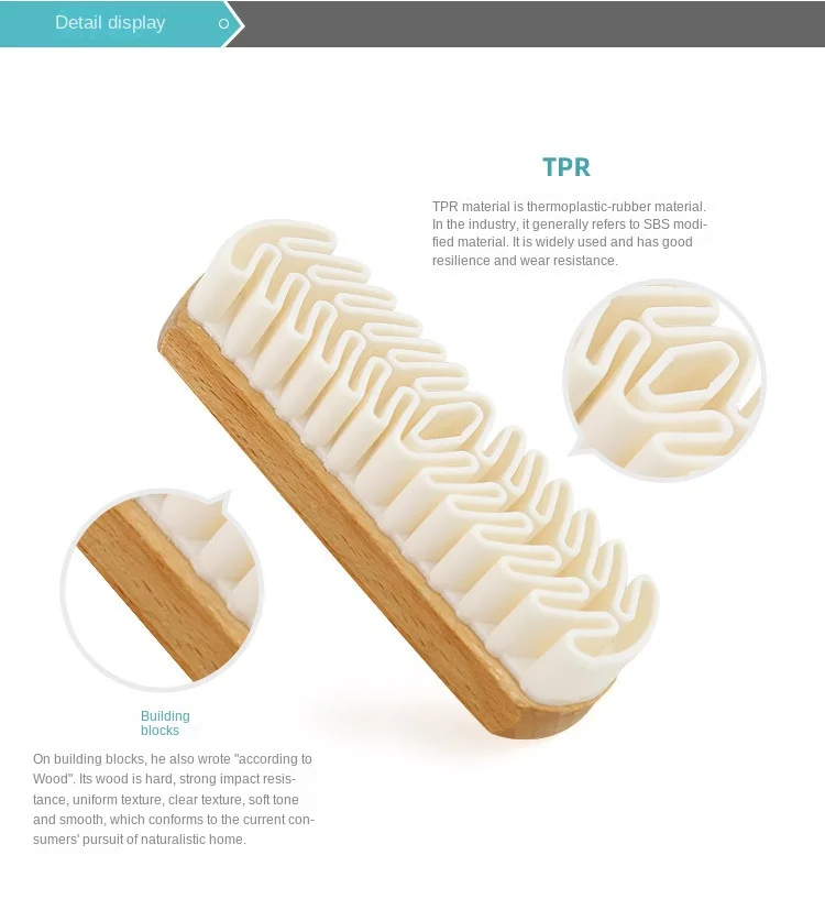 Brosse à Chaussures En Bois Pour Daim Et Cuir - Nettoyage Sans Eau, Multi-usage