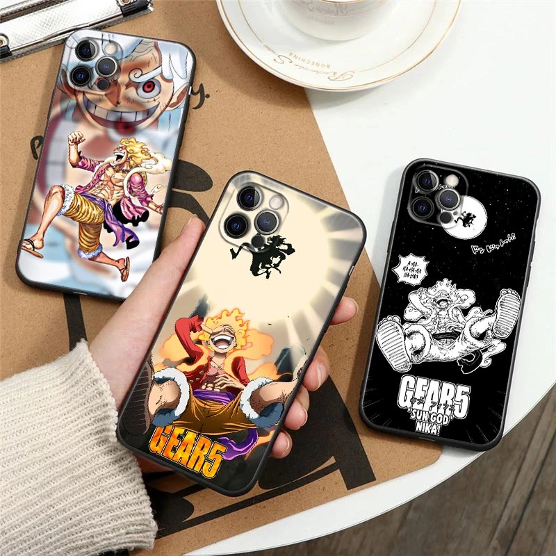 One Piece Anime Phone Case for iPhone 5 6 7 8 Plus SE 3 2022 11 12 13 Pro Xs Max Mini XR Cases Cover Sun God Nika Luffy GEAR 5th iphone 13 pro max leather case