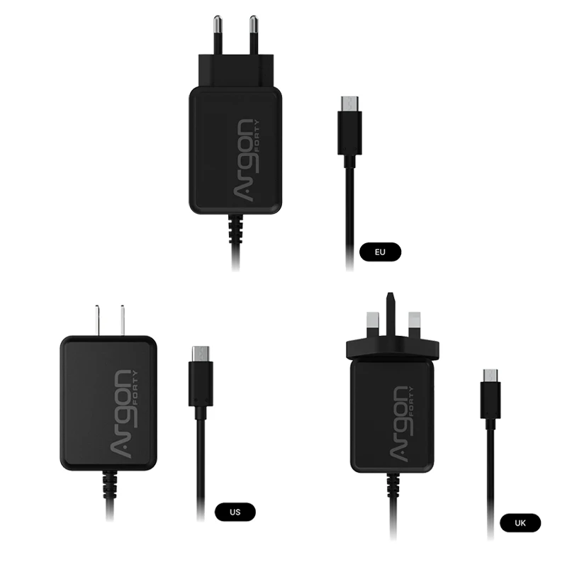 Adaptador de Energia para Raspberry pi Argon Tipo-c Fonte de Alimentação Modelo b Carregador Argon um v2 M.2 Case 18w 5.25v 3.5a - Imagem 6