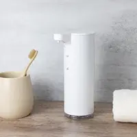 เครื่องจ่ายสบู่เหลวอัตโนมัติสแตนเลสแบบชาร์จไฟได้เซ็นเซอร์แบบไร้สัมผัสเครื่องล้างมือเครื่องเหลวอัจฉริยะ 4