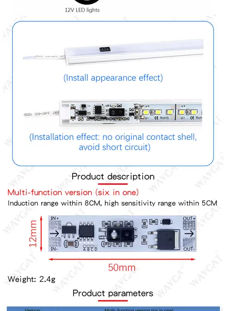 Aexit Modulo Sensore Di Rilevamento Corrente CA 0-5A Protezione Da Cortocircuito CC 5V ID: 698613 - Foto 10