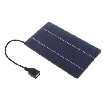 Caricatore solare portatile ad alta efficienza da 2W con ricarica rapida USB-C per telefoni, power bank, campeggio, escursionismo, alimentazione di emergenza