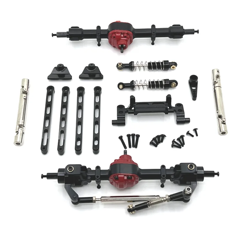RCパーツセット RC Car Parts Metal Upgrade Front And Rear Assemblies Set Fit For