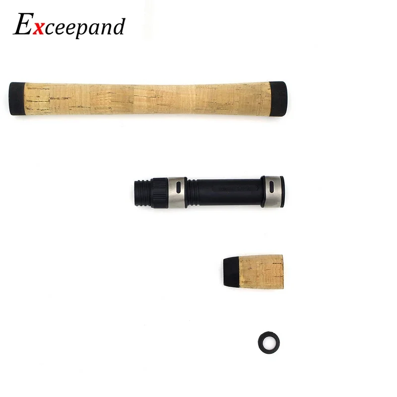 Exceepand Spinning Fishing Rod Handle Composite Cork Pole Split Handle  Grips Replacement Part for Fishing Rod Building or Repair