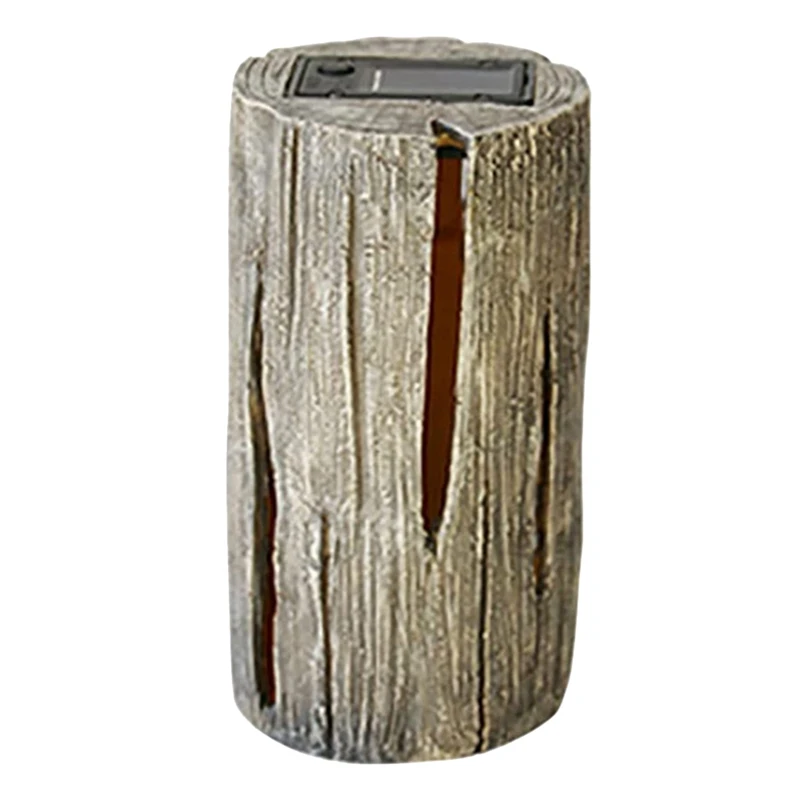 

Lights Outdoor Garden, Flickering Flame Solar Stump Light , Patio Lights Outdoor Waterproof , LED Tree , Tree Stump