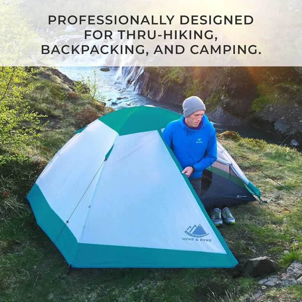 Yosemite Hiking & Backpacking Tent-3 Season Ultralight, Waterproof Tent for Camping w/Rain Fly and Footprint-2 Person