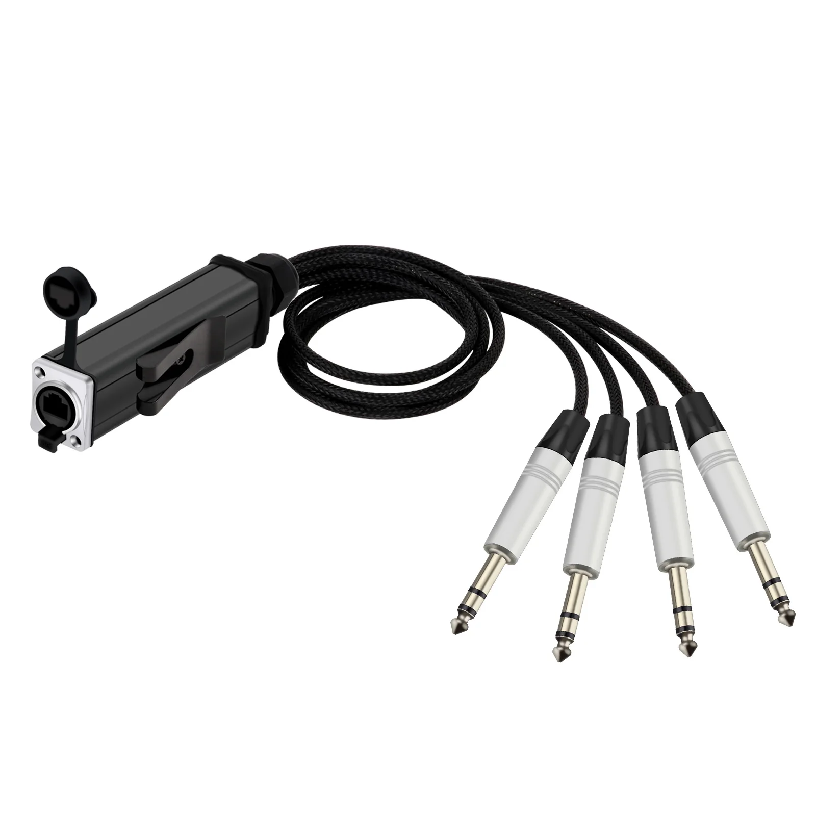    Ʃ   ũ ̺, CAT5 Ʈũ ̴ ̺, 4 ä, 1/4 ġ TRS-RJ45, 0.5m-10m