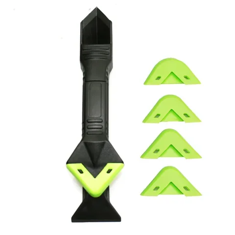 

Soft Grout Kit with Silicone Remover 5 in 1 Scraper Kit Sewing Tape Silicon Sealant Scraper Hand Tools House Grout Scraper Tools