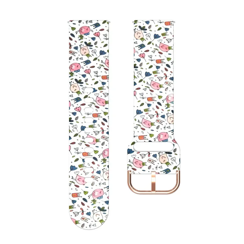 Vibrant Silicone Watch Strap - Soft, Adjustable Band
