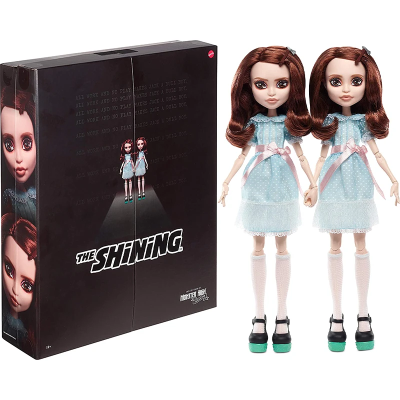 In hand Ships Now 10-Inch The Shining Grady Twins Collector Doll 2-Pack 