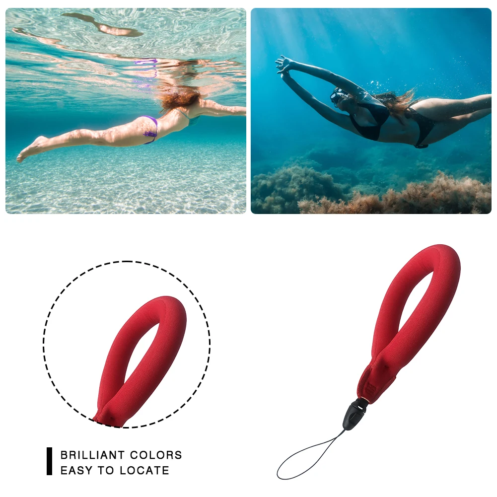 250G Camera Buoyancy Wrist Strap Universal Foam Floating Belt Neoprene Buoyancy Wristband Strap for Fishing Diving Swimming