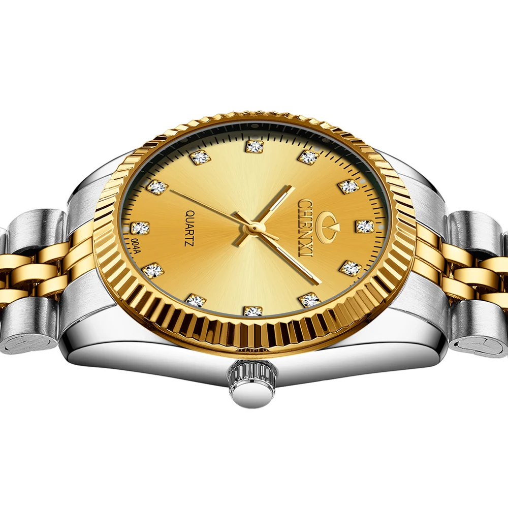 CHENXI Super Hot Sale Luxury Women's Watch Quartz Golden Stainless Steel Small Dial Charm Dress Trendy Wristwatch for Fashion La 4