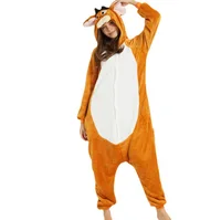 Flannel New Gray Mouse Tom Cat Kigurumi Adult Onesie Cartoon Pajama Animal Halloween Party Costume Jumpsuits Hooded Pyjamas Suit - Image 2