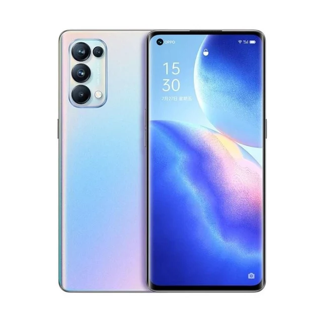 OPPO Reno 5 pro 5G smartphone firmware mondial 12GB 256GB 6.55 "64MP caméra quadruple dimension 1000 + téléphone utilisé 5
