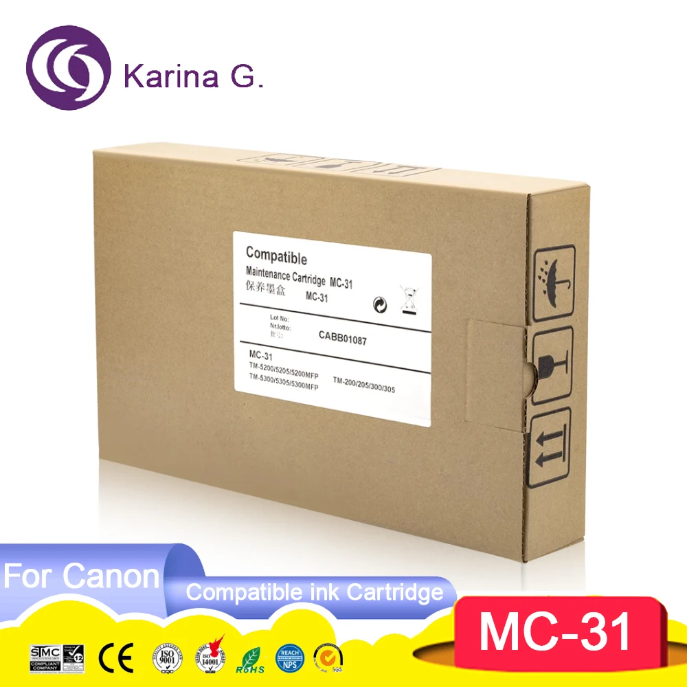 MC-31 MC 31 MC31 Compatible Maintenance Box Wast Ink Tank for TM-5200/5205/5200