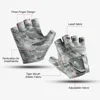 1Pair Fishing Gloves for Men Women,Half Finger Gloves for Rowing, Sailing, Hiking, and Kayaking, Quick Dry UV Protection UPF 50+ 3