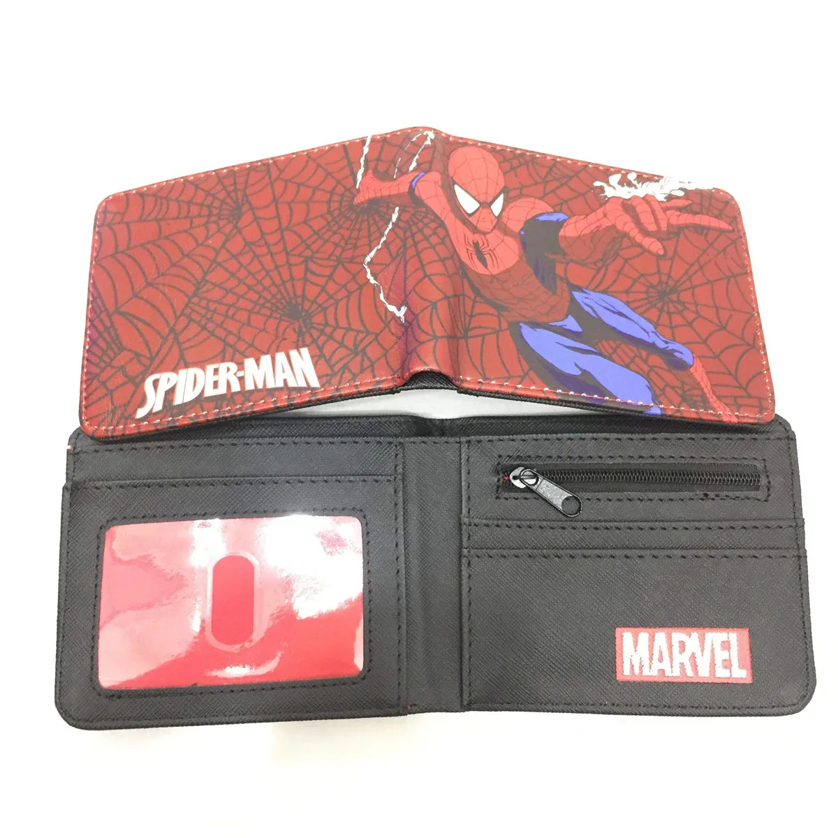 thumbnail image 1 of Cartera de Spiderman para niños, 41 tipos, monedero para tarjetas, regalo de Navidad, 1 of 5