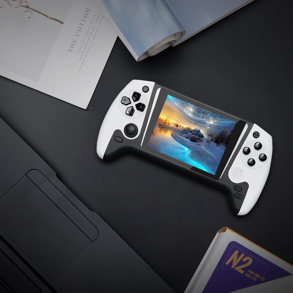 Portable Retro Gaming Console with 500 Built-in Games and TV Connectivity