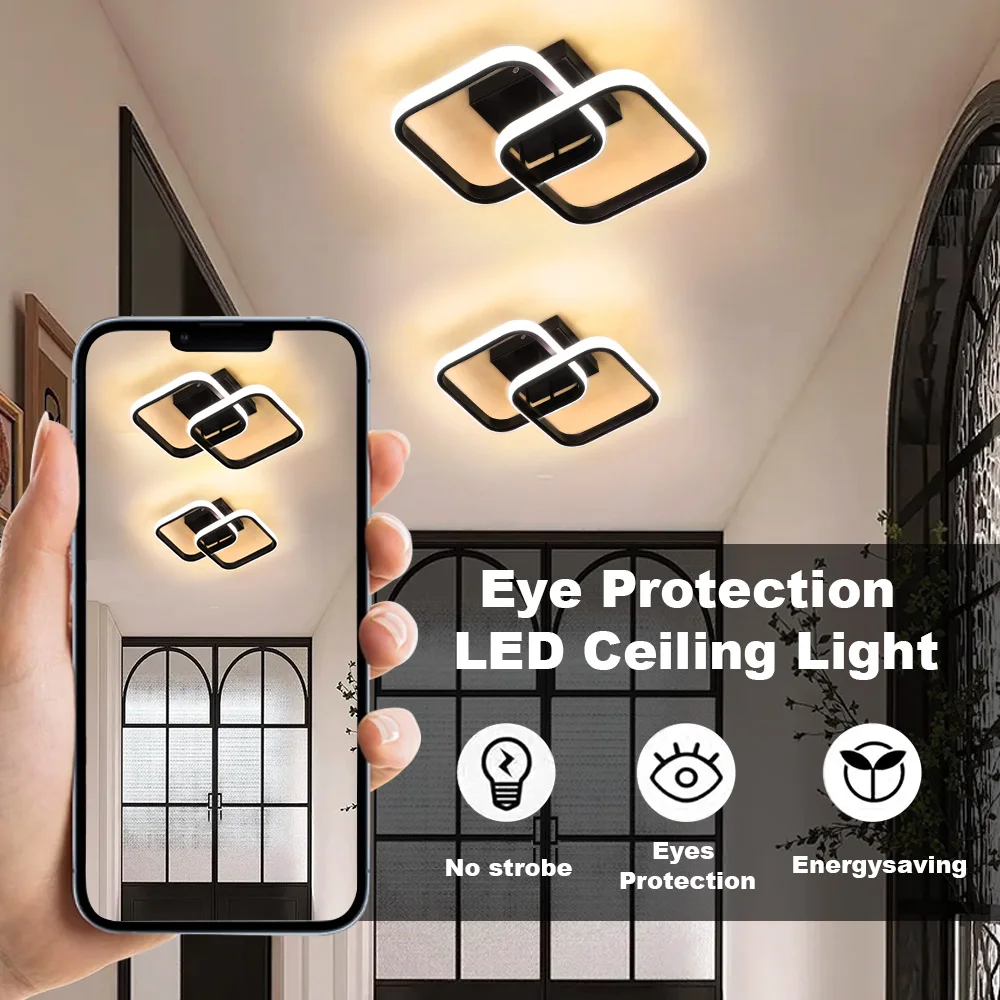 Small LED Aisle Ceiling Light Indoor Lighting Fixtures for Living Room Hallway Balcony Office