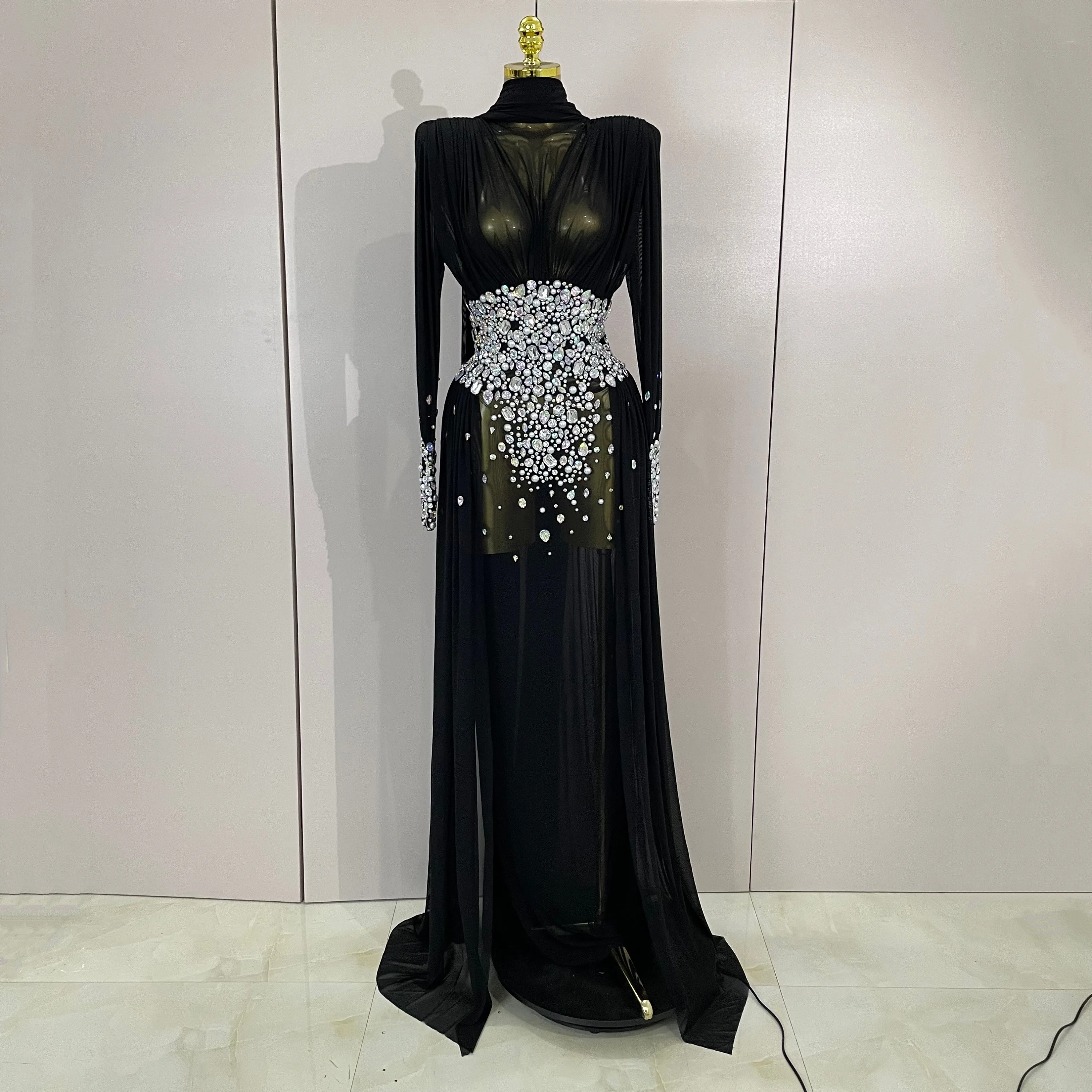 sachin and babi light blue dress Wedding Abaya main image 1