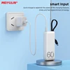5000mAh Mini Power Bank With Type-C Cable Portable Fast Charging Mobile External Spare Battery Charger for iPhone Samsung Xiaomi 6