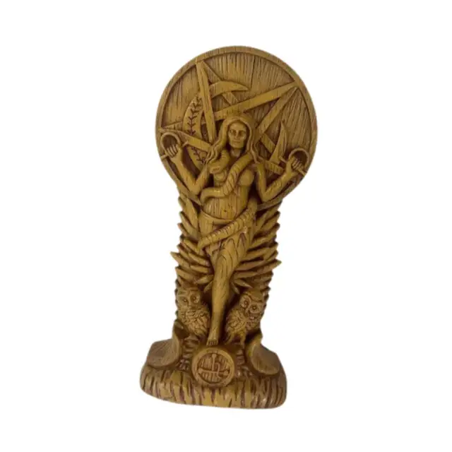 Statue de serpent en résine pour femme, déesse, sorcière, Figurine en résine pour bureau, salon, bureau, décoration de maison, ornement 6