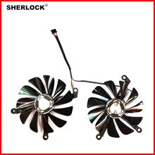 

New Original FDC10U12S9-C 2pcs/lot for XFX Radeon RX 5700 8GB DD Ultra Radeon RX 5700 XT 8GB THICC II Ultra graphics card fan